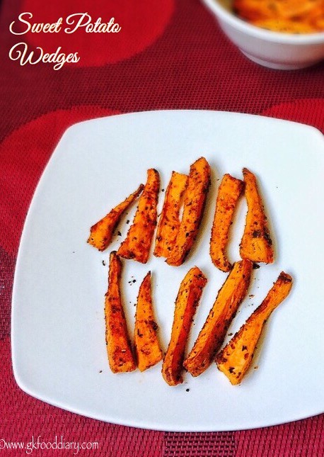 Sweet Potato Wedges Recipe for Toddlers and Kids1