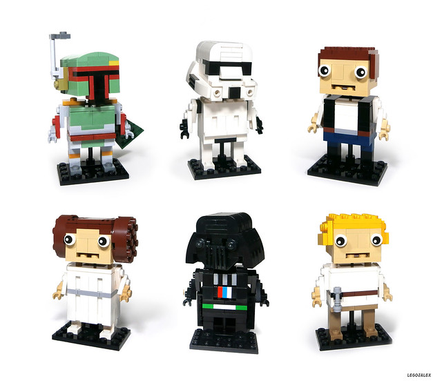 All six Star Wars Bobblehead figures