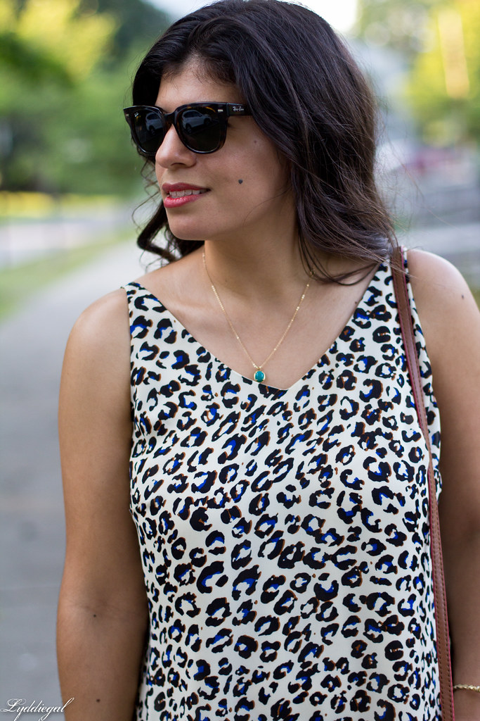 cabi leopard dress, zaful lace up sandals, tahari bag-3.jpg