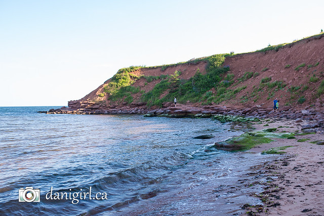 PEI day one: exploring our private beach