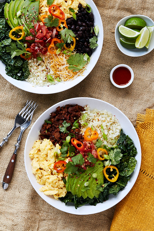 Paleo Breakfast Burrito Bowls