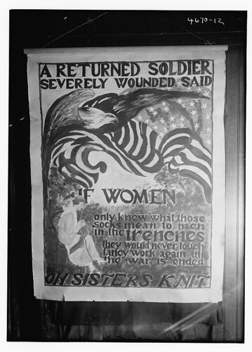 [War poster asking women to knit] (LOC)