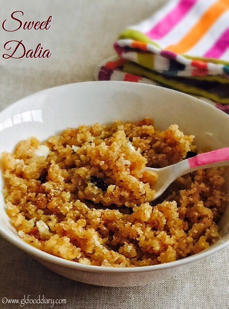 Sweet Dalia Recipe for Toddlers and Kids4